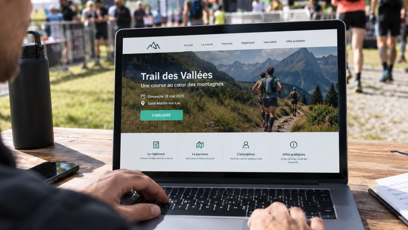 Site internet événement sportif